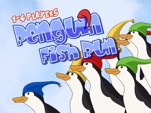 Penguin Fish Run - free online Browser game