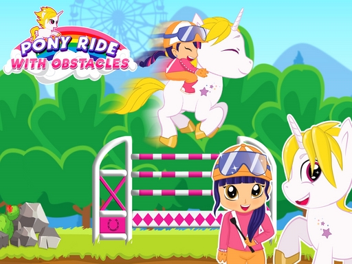 Pony Ride With Obstacles - free online Browser game