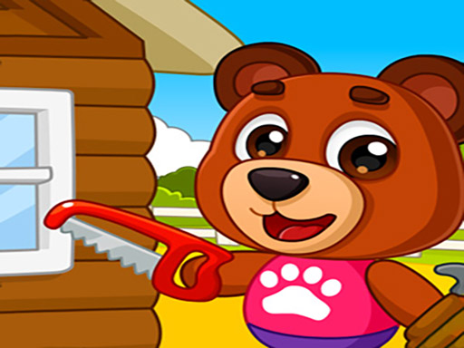 Kids Build House - free online Browser game