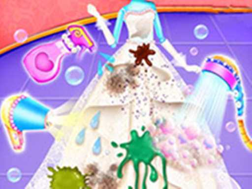Princess Wedding Cleaning - Washing & Fixing - free online Browser game