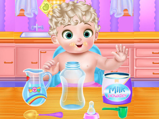Baby Taylor Newborn Caring - free online Browser game