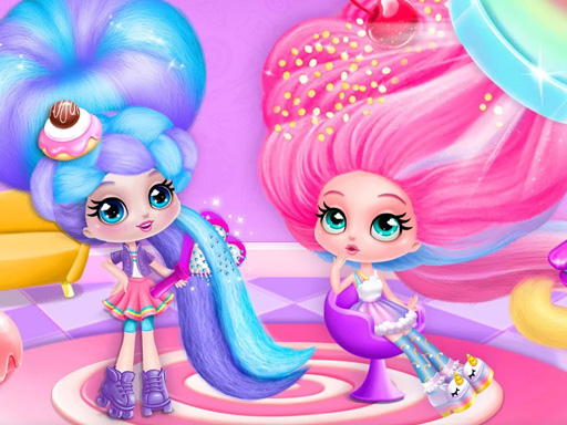 Cotton Candy Style Hair Salon - free online Browser game