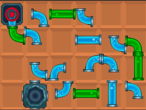 Connect the Pipes 2d - free online Browser game