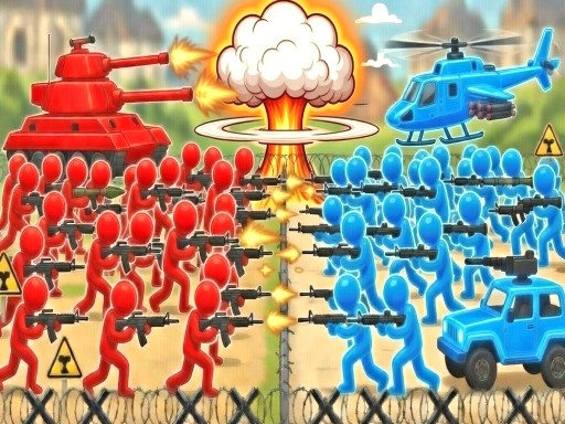 Gun Mob: Stickman Run - free online Browser game