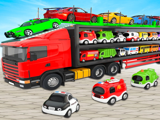 Crazy Car Transport Truck Game Car Transport Trans - free online Browser game