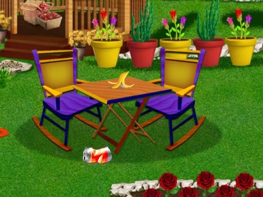 Garden Decoration and Cleaning - free online Browser game