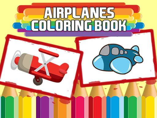 Airplanes Coloring Book - free online Browser game
