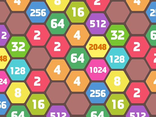2048 Hexa Merge Block - free online Browser game