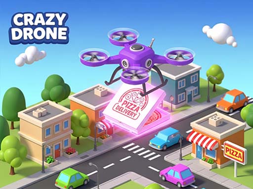 Crazy Drone Pizza Delivery - free online Browser game