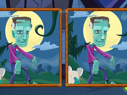 Halloween Find the Differences - free online Browser game