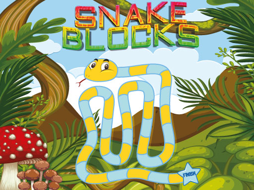 Snake Blocks - free online Browser game
