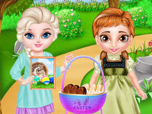 Frozen Baby Happy Easter - free online Browser game