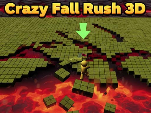 Crazy Fall Rush 3D - free online Browser game