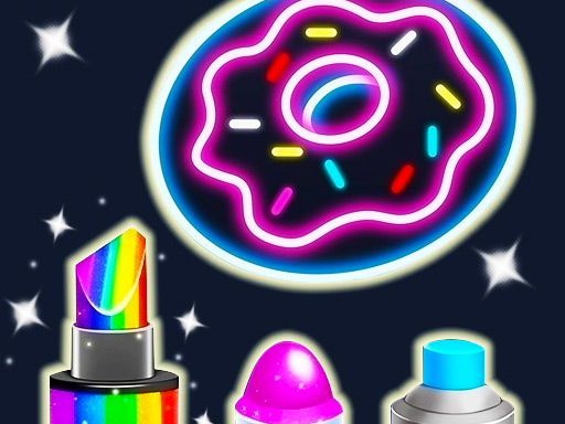 Kids Glow Paint Game - free online Browser game