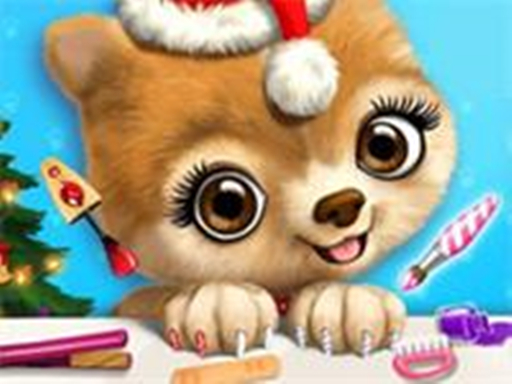 Christmas Animal Makeover Salon - Cute Pets - free online Browser game