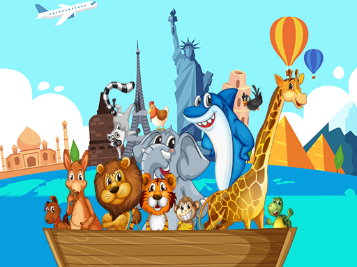 Crazy Friends Travel The World - free online Browser game