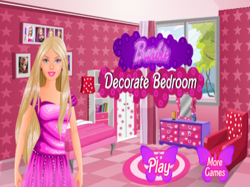 Barbie decorate bedroom - free online Browser game