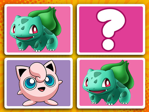 PokeWorld Find Pairs - free online Browser game