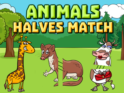 Animals Halves Match - free online Browser game