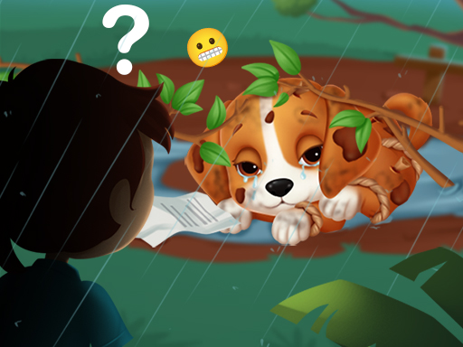 Lost Puppy Rescue and Care - free online Browser game