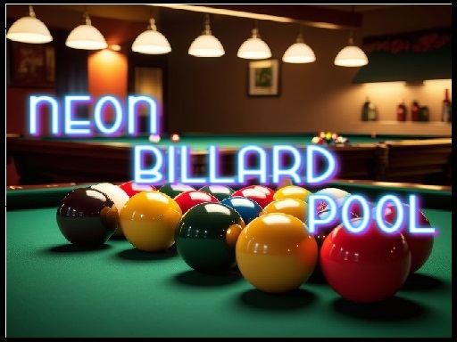 Neon Billard Pool - free online Browser game