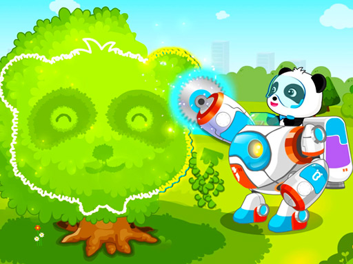Little Panda Green Guard - free online Browser game
