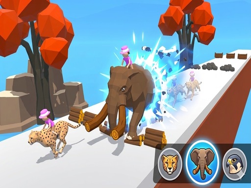 Animalistic Transform Run - free online Browser game