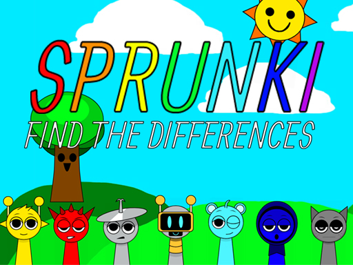 Sprunki Find The Differences - free online Browser game