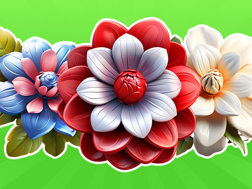Merge Flowers in 2D! - free online Browser game