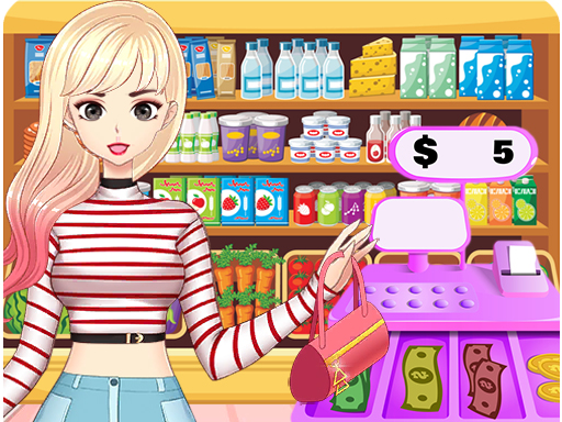 Supermarket Store Girl - free online Browser game