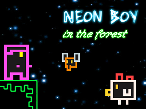Neon Boy - in the forest - free online Browser game