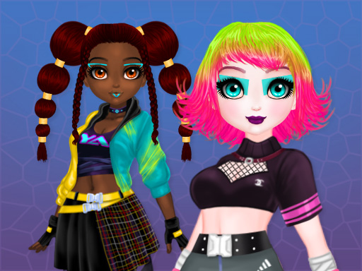 Cyberpunk Hairstyle 2200 - free online Browser game