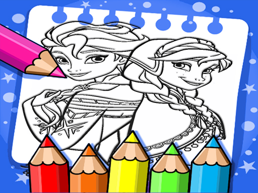 Frozen Coloring Book - free online Browser game