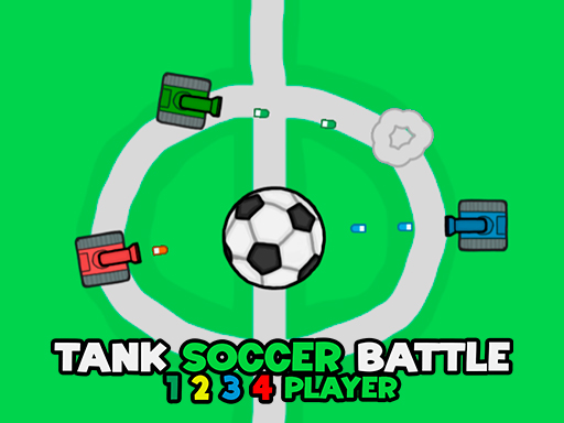 Tank Soccer Battle 1 2 3 4 Player - free online Browser game