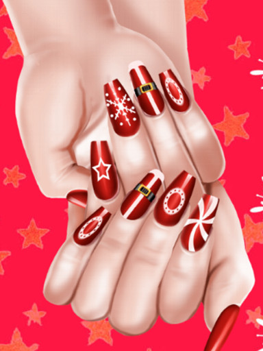 Christmas Fashion Nail Salon - free online Browser game