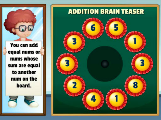 Addition Brain Teaser - free online Browser game