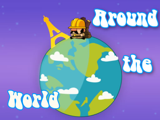 Around The World With Jumping - free online Browser game