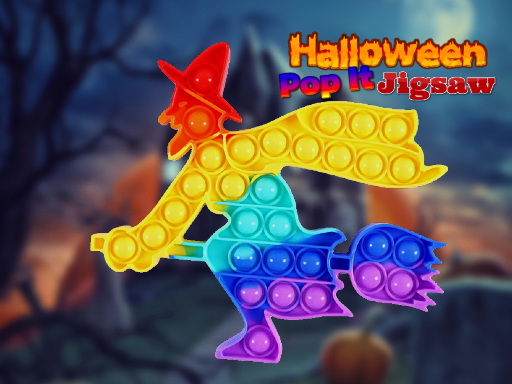 Halloween Pop It Jigsaw - free online Browser game