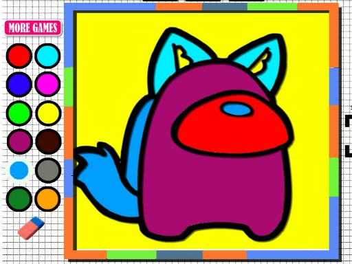 Among Us Coloring Fun - free online Browser game