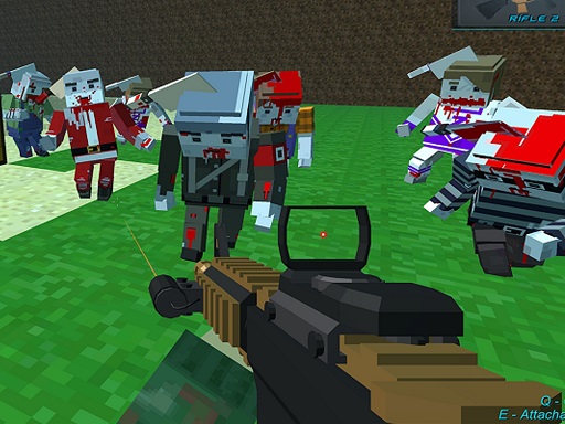Blocky Combat SWAT Survival 10 - free online Browser game