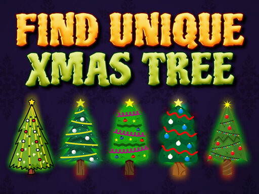 Find Unique Xmas Tree - free online Browser game