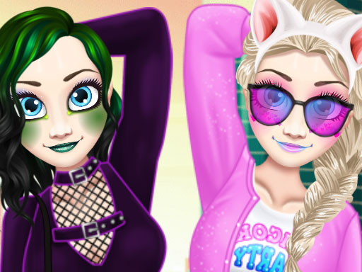 Princess Eliza Soft vs Grunge - free online Browser game