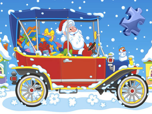 Christmas Cars Jigsaw - free online Browser game