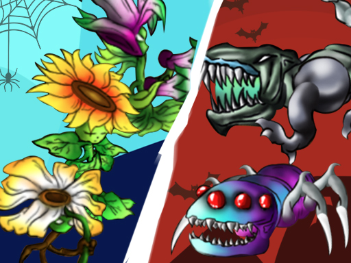 Angry Plants Flower - free online Browser game