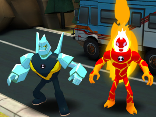 Drone Destruction - Ben 10 - free online Browser game