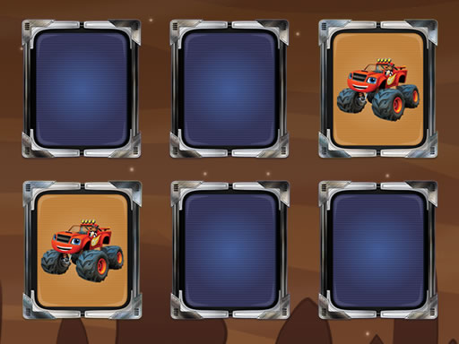 Blaze Monster Machines Memory - free online Browser game