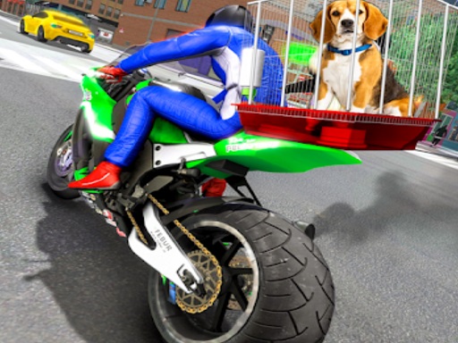 Motorcycle Pet Delivery - free online Browser game