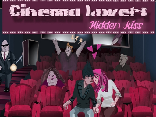 Cinema Lovers Hidden Kiss - free online Browser game