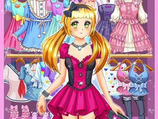 Anime Kawaii Dress Up - free online Browser game