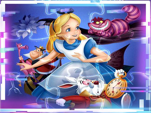 Alice in Wonderland Match3 Puzzle - free online Browser game